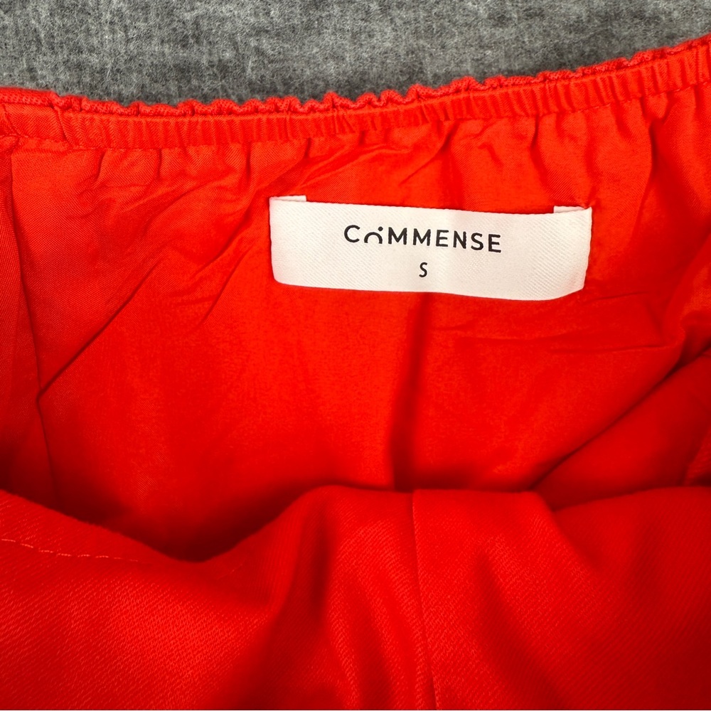 Commense Red Halter Collared Mini Dress - Picture 8 of 10